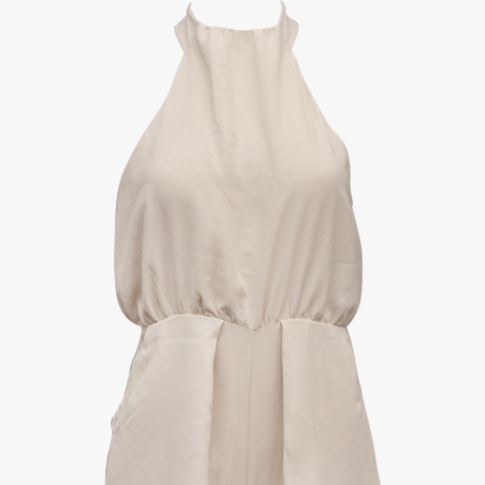 Nude Halter Romper
